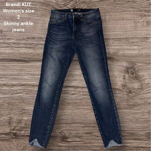 KUT Connie high rise skinny ankle jeans  sz 2